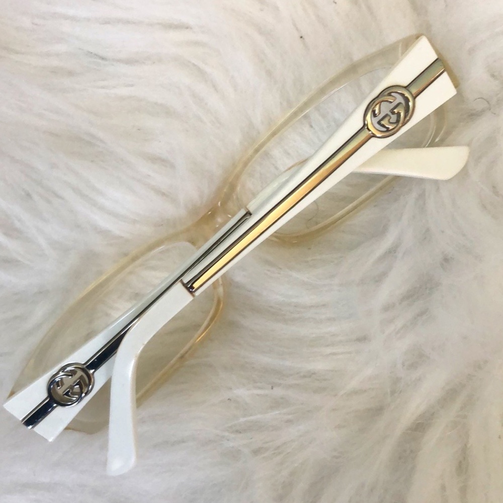 Gucci Authentic Women's White Glasses - Picture 6 of 10